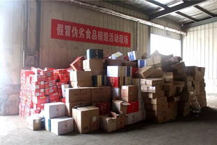 食品整治在行動 7300多公斤假劣食品被集中銷毀