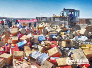 牡丹江市集中銷毀假劣食品藥品 圖