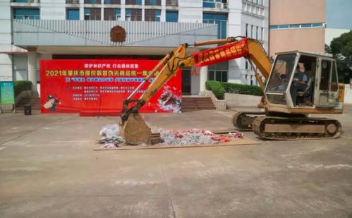 廣東肇慶市強力打假 組織開展侵權假冒商品統一集中銷毀活動